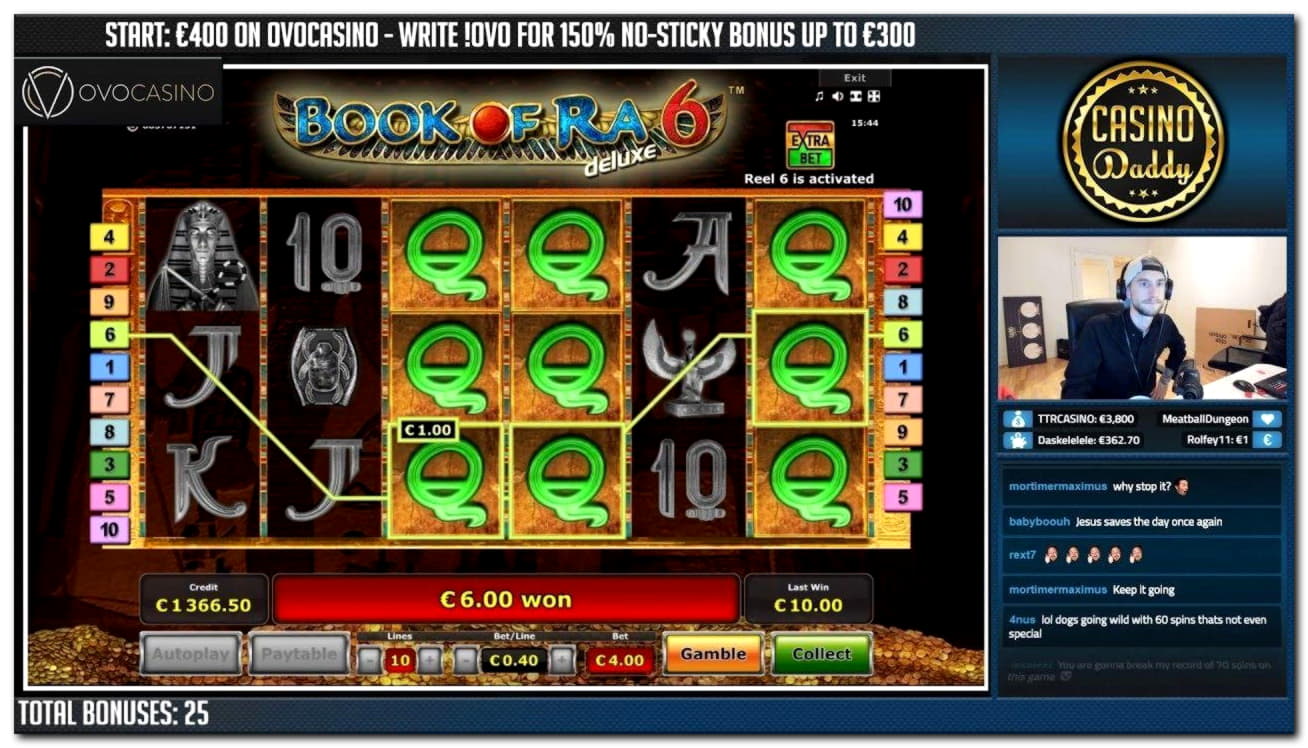 260 Free spins at Kaboo Casino