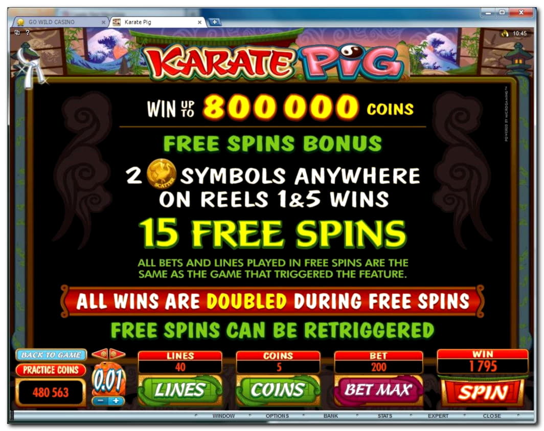 205 Free Spins right now at bWin Casino