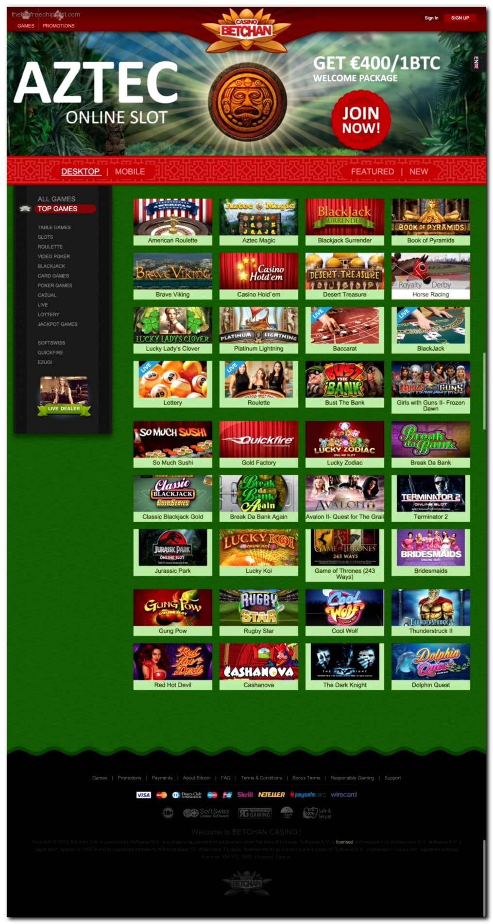 ﻿$330 Daily freeroll slot tournament at Video Slots Casino
