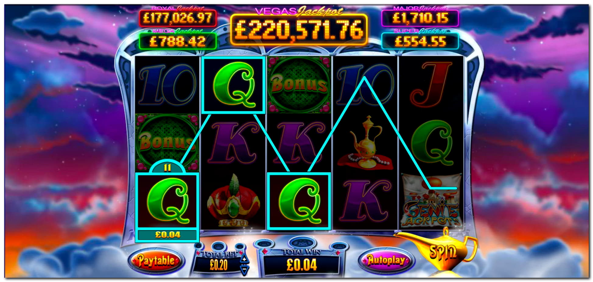 690% Signup casino bonus at Video Slots Casino