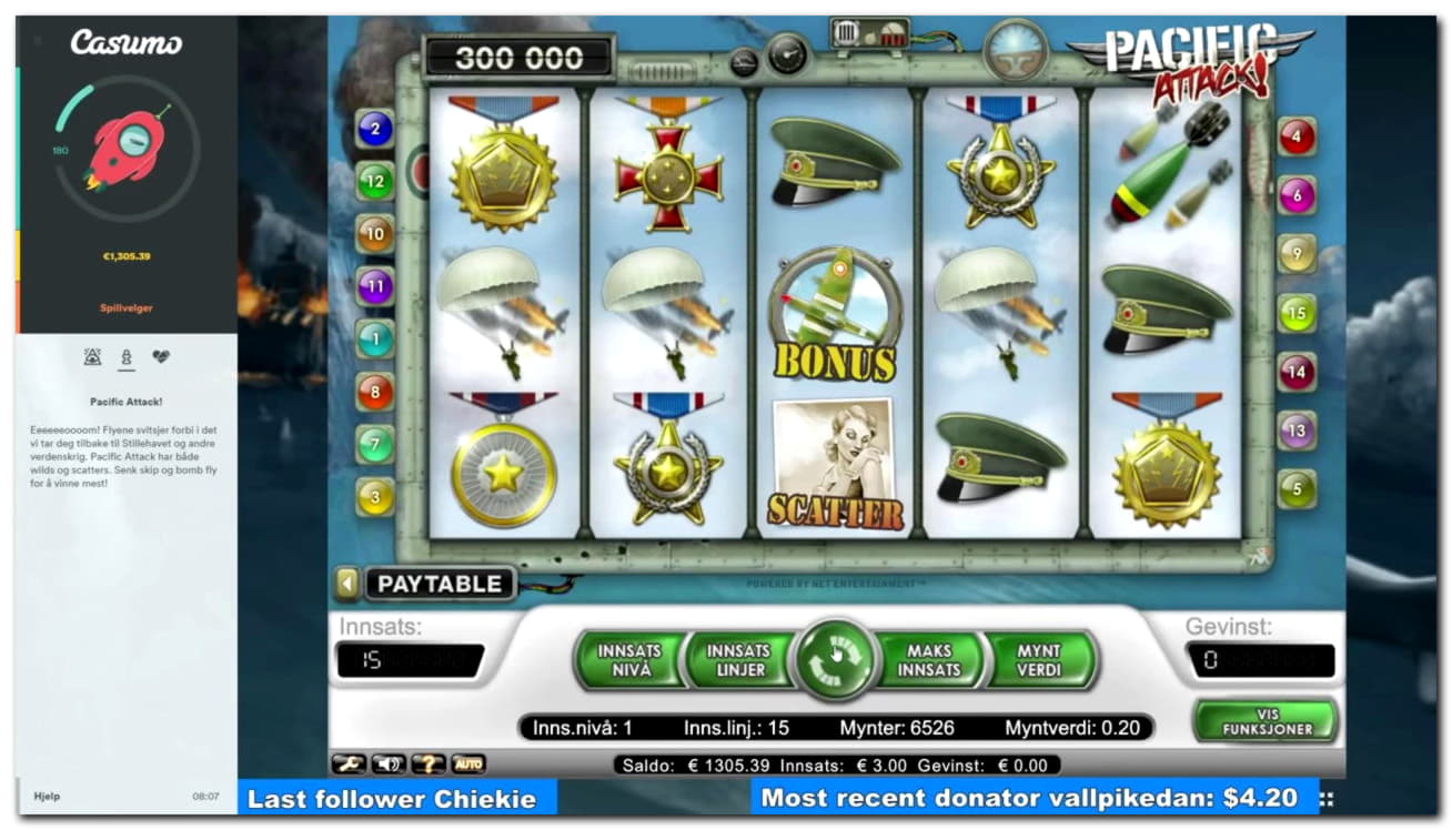 105 free casino spins at Slots Billion Casino