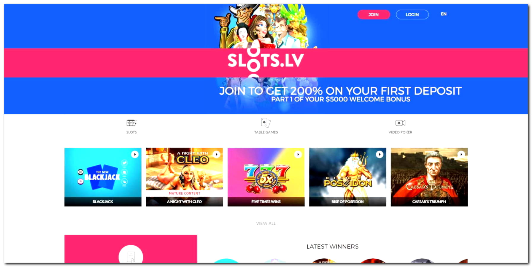 105% Deposit Match Bonus at Party Casino
