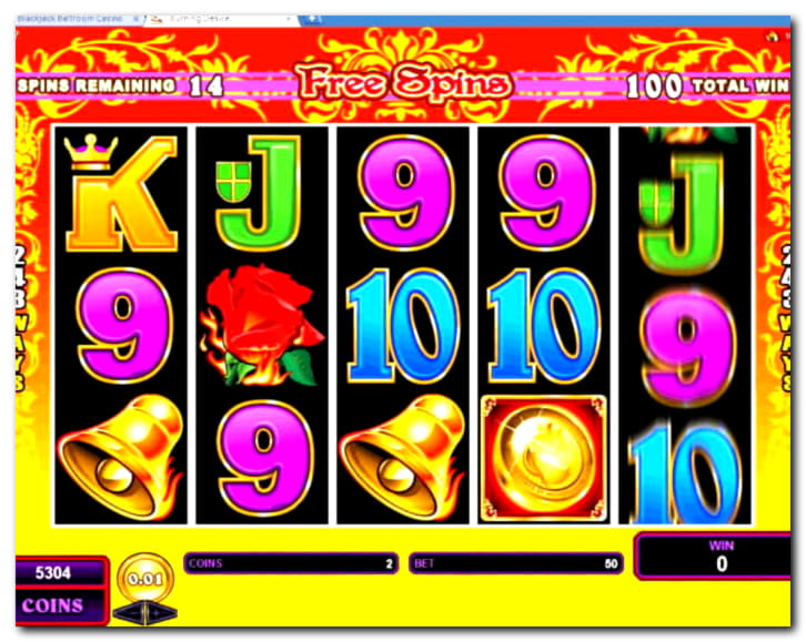 65 Free casino spins at Party Casino