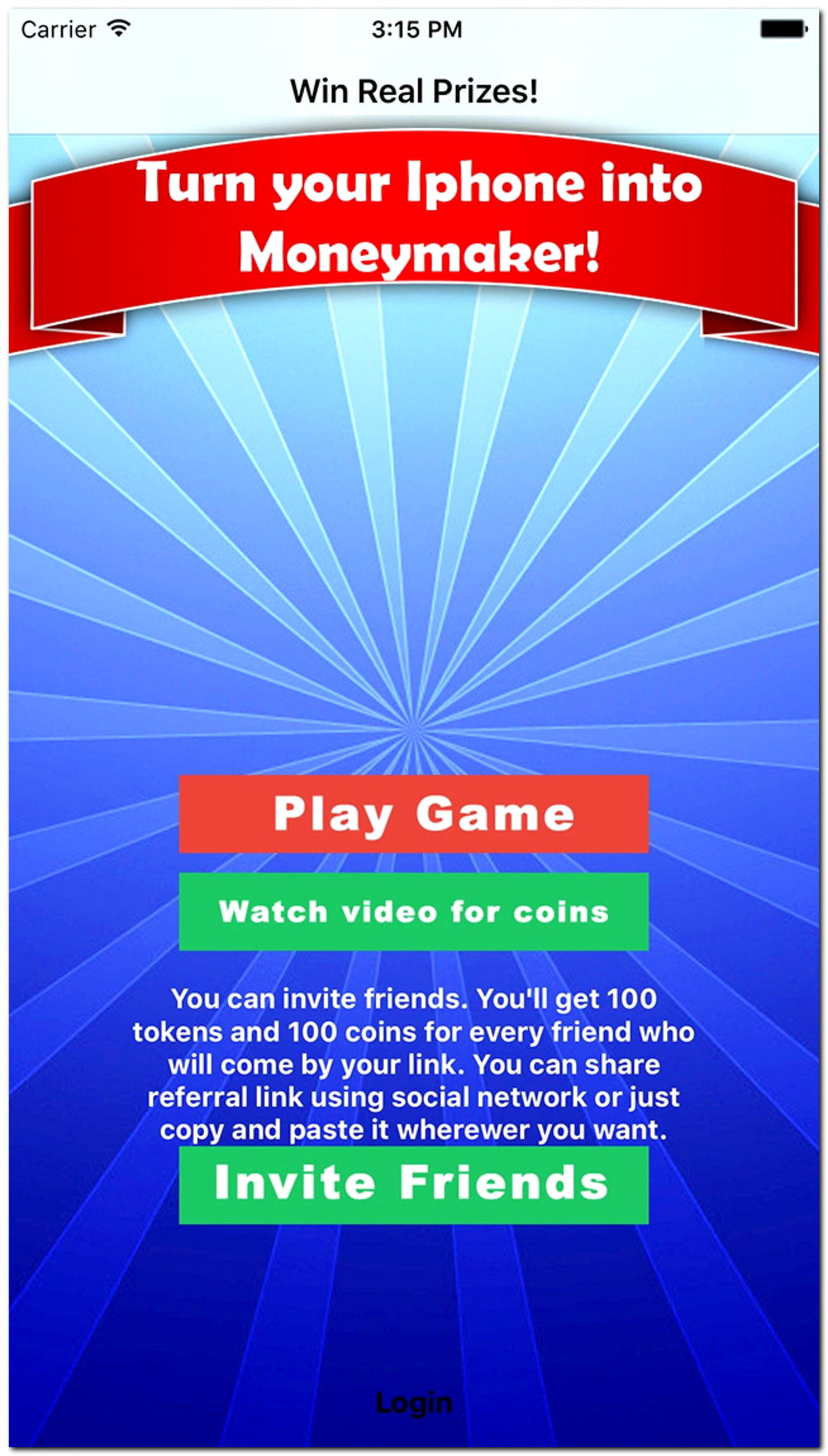 $100 Daily freeroll slot tournament at Sloty Casino