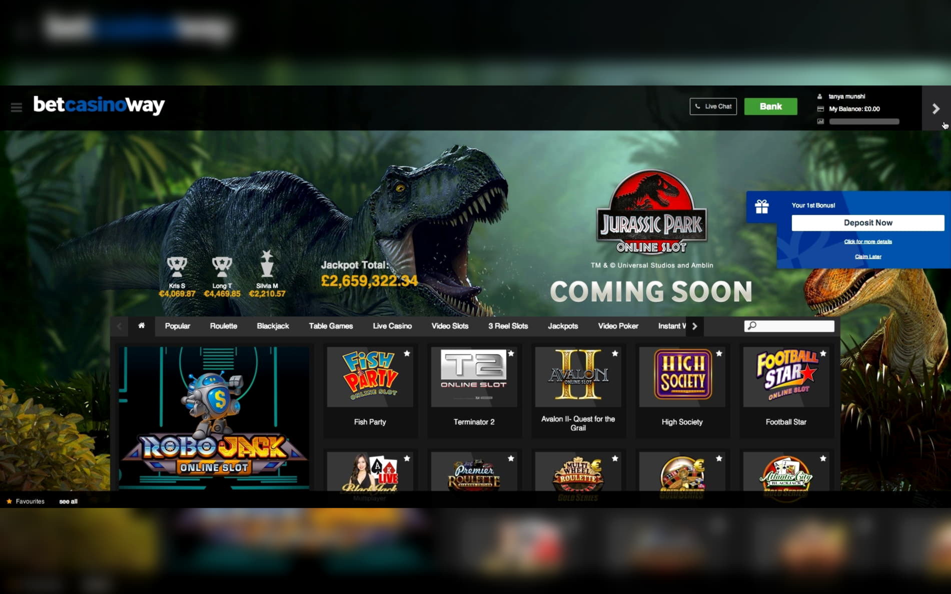 $2215 no deposit bonus at bWin Casino