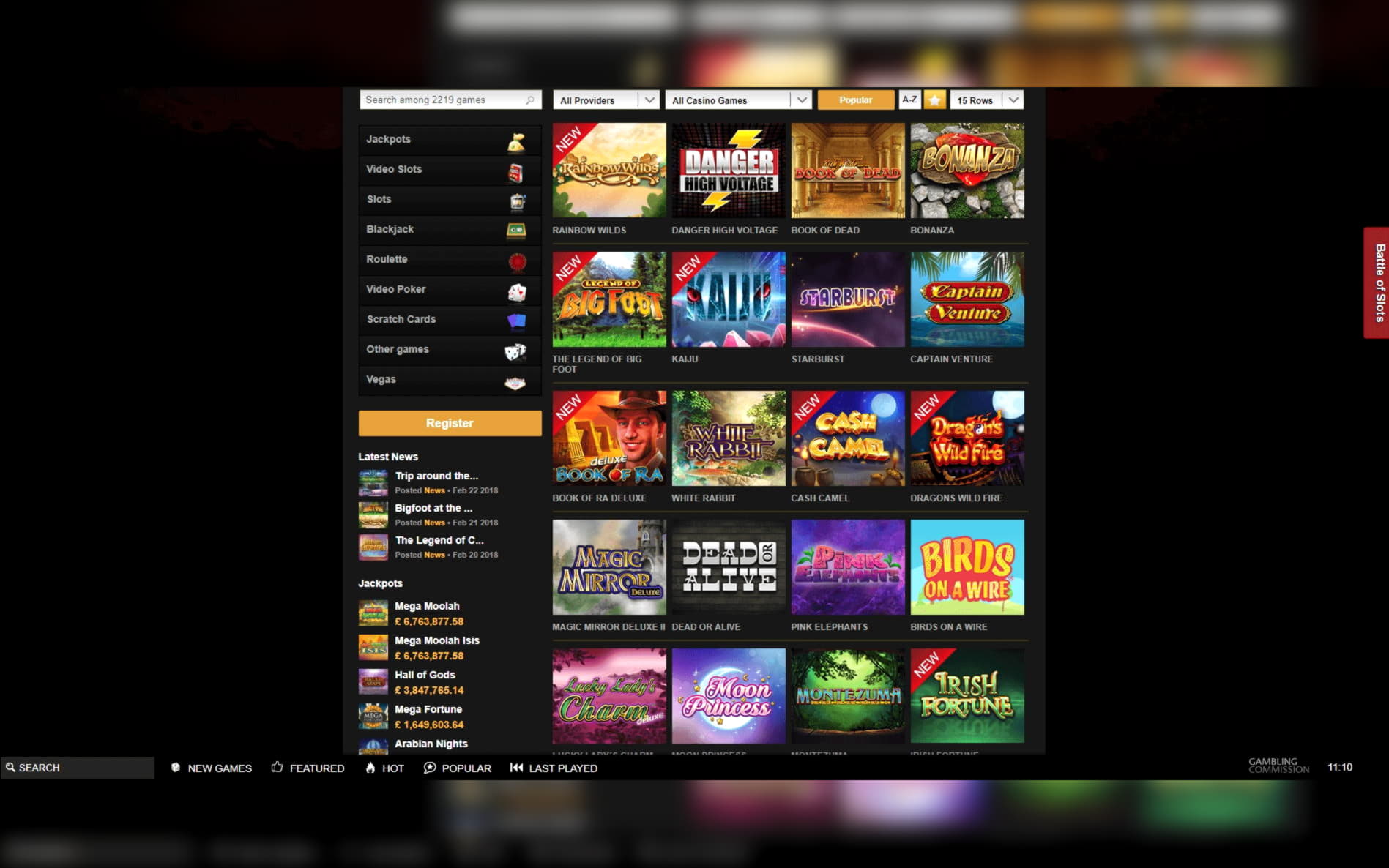 $330 Tournament at 888 Casino