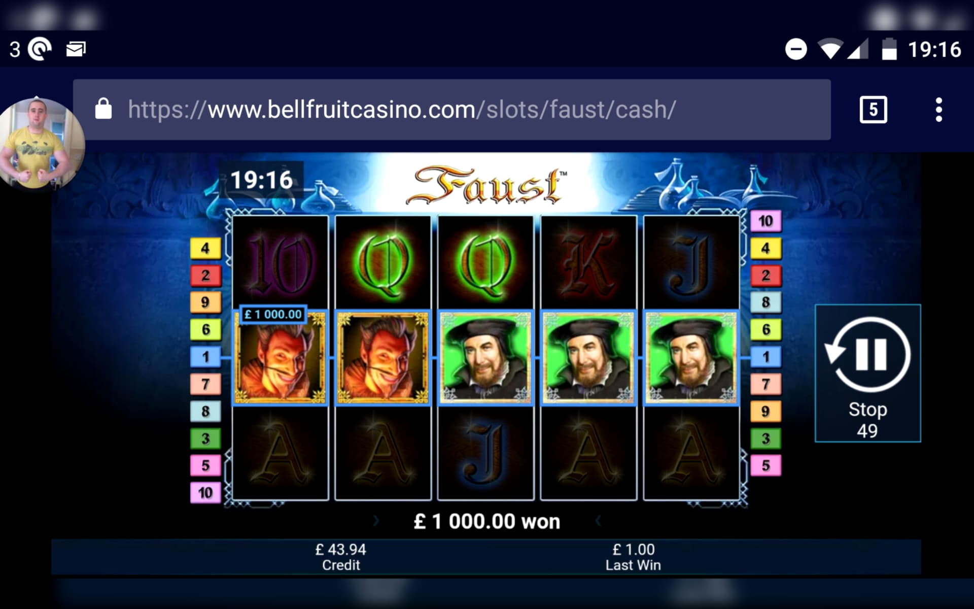 EUR 1330 No deposit bonus at Casino Shadowbet