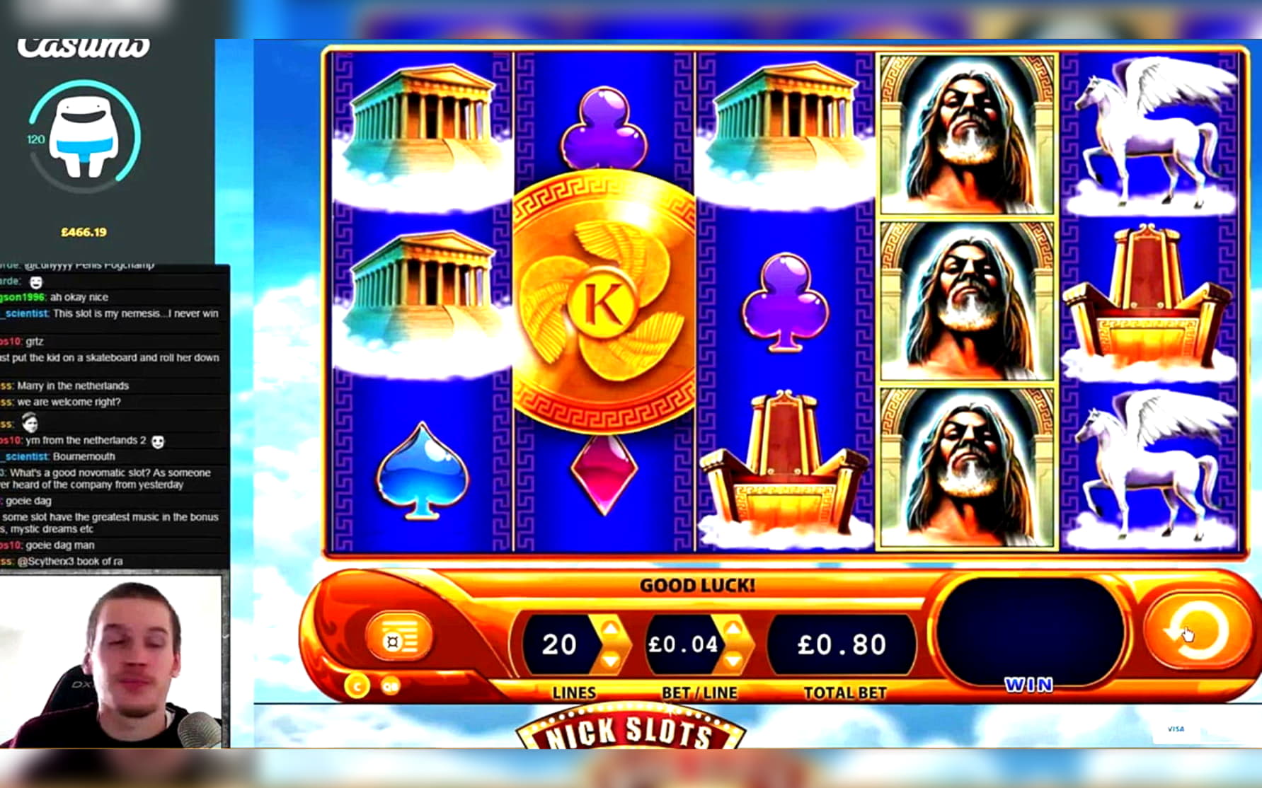 635% Deposit match bonus at High Roller Casino