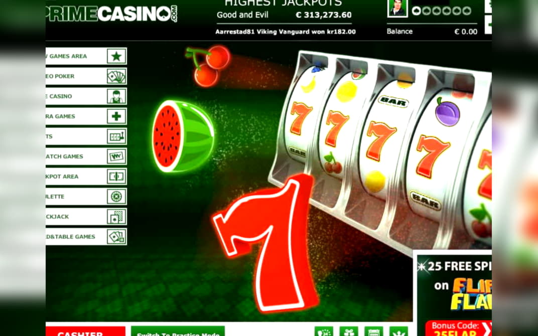 75 Free Spins no deposit casino at Gamebookers Casino