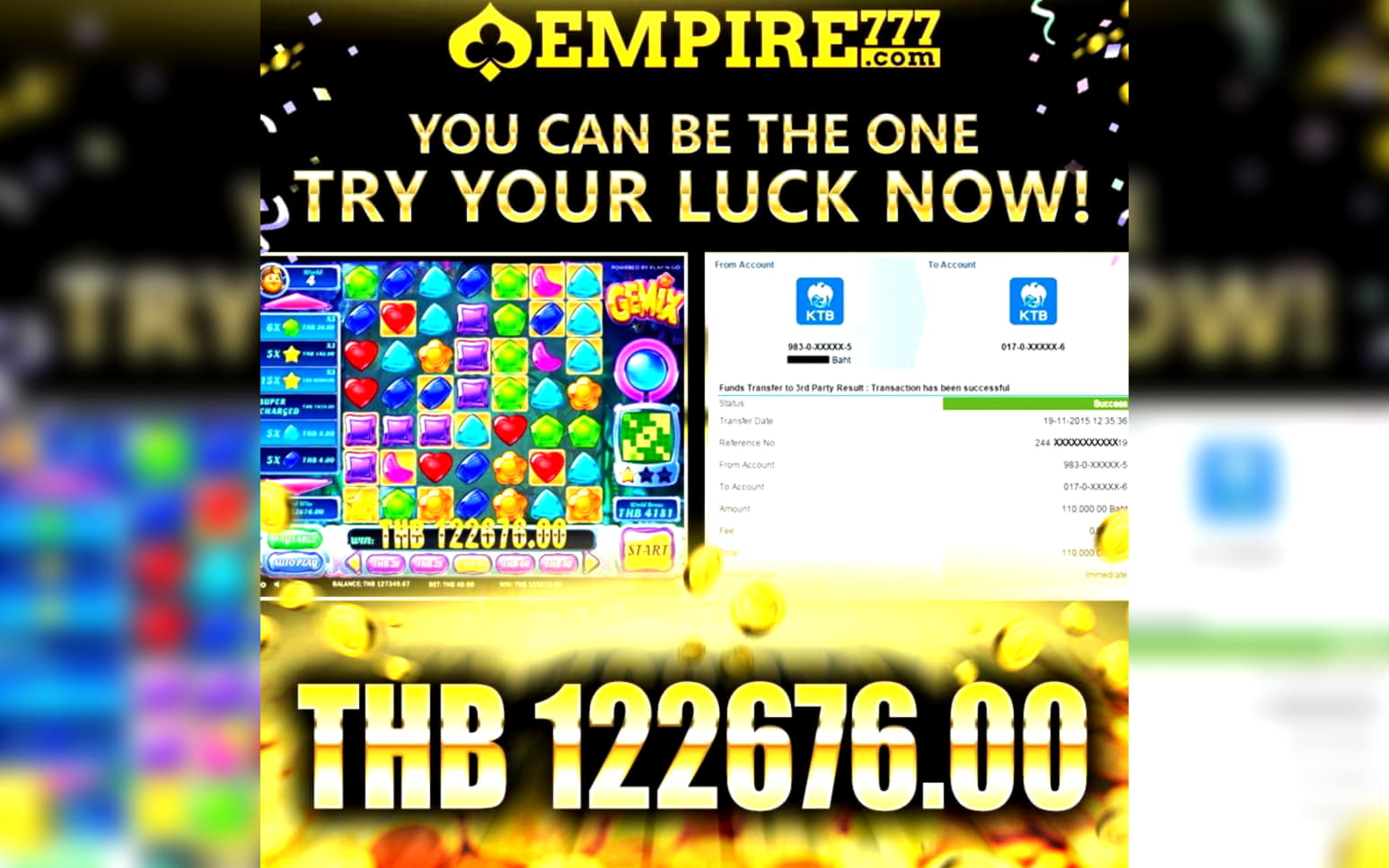 465% Signup casino bonus at Sloty Casino