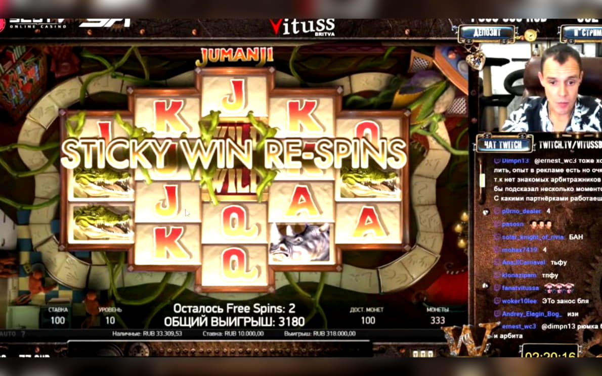 180% Casino match bonus at Slots Million Casino