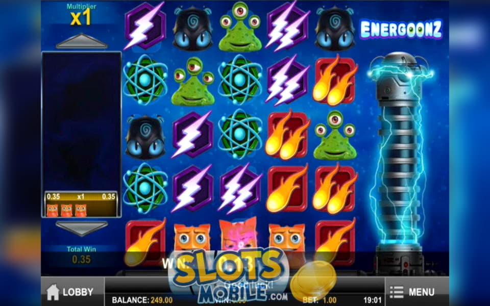 385% First deposit bonus at Energy Casino