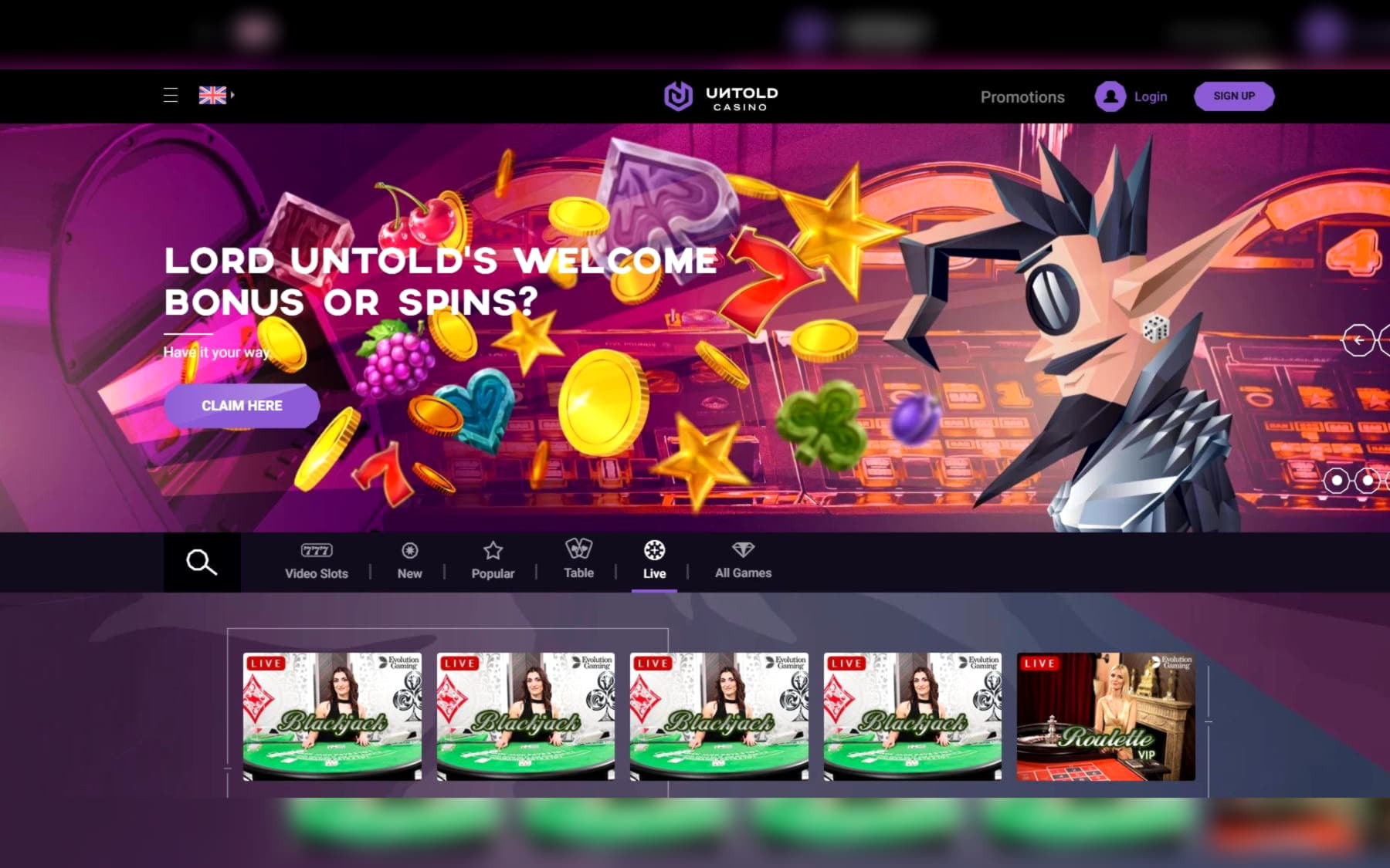 €710 no deposit casino bonus at Kaboo Casino