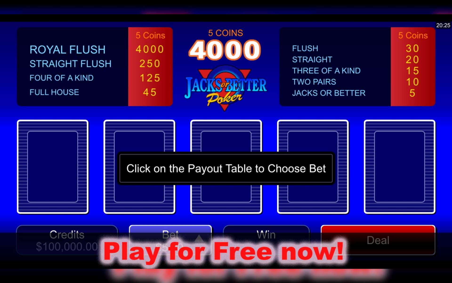 €75 Casino chip at Sloty Casino