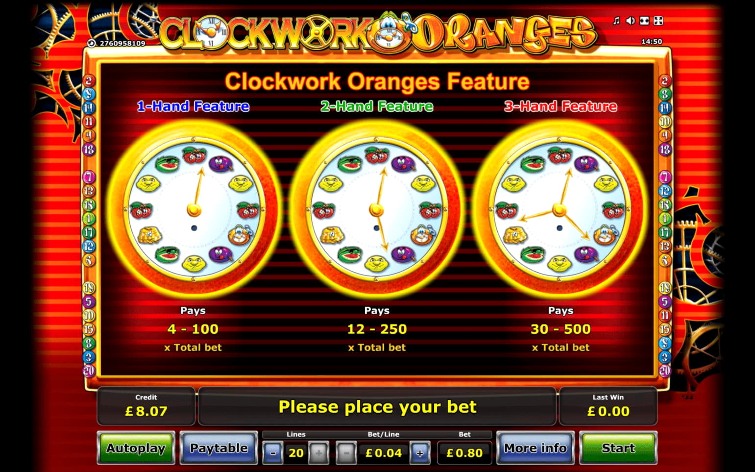 EURO 335 FREE CASINO CHIP at Energy Casino