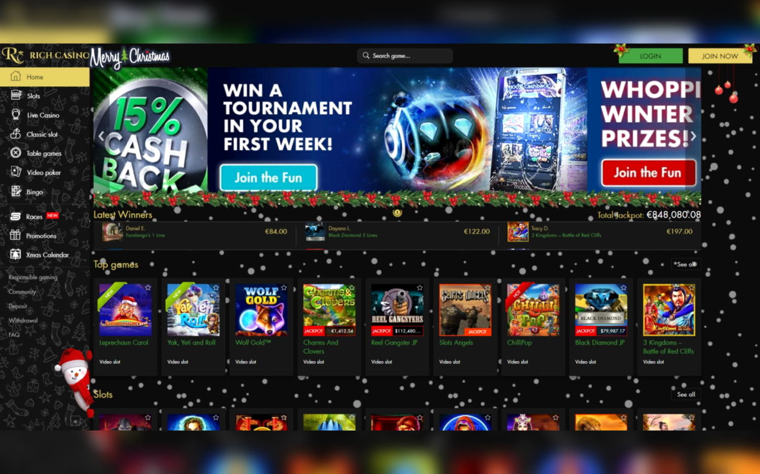 50 free spins no deposit at William Hill Casino