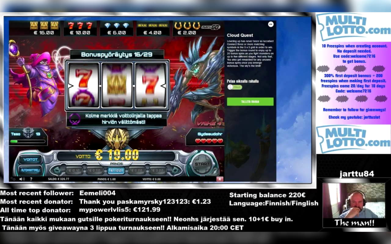 65 free spins casino at Vera and Jhon Casino