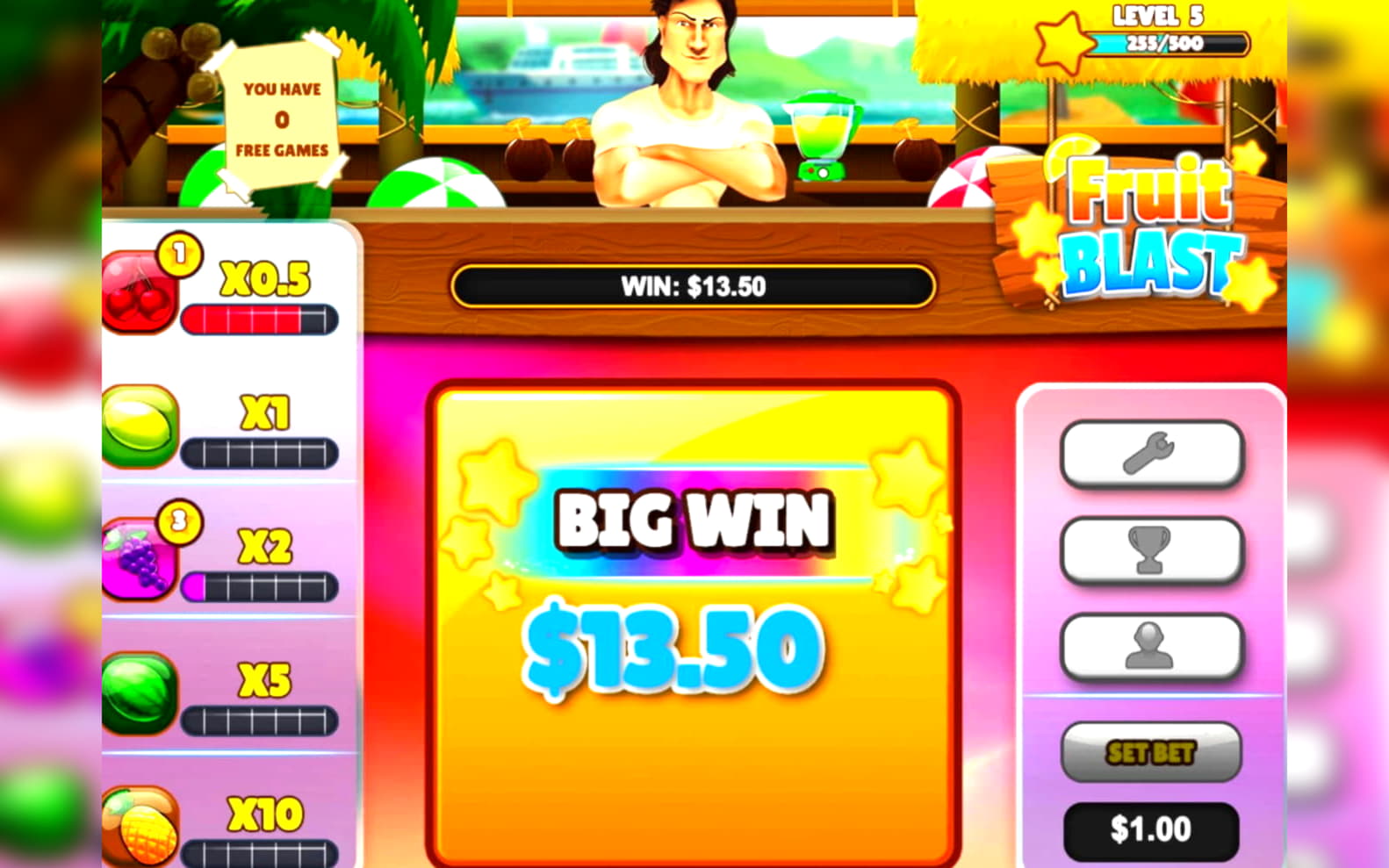 $425 free chip casino at Party Casino