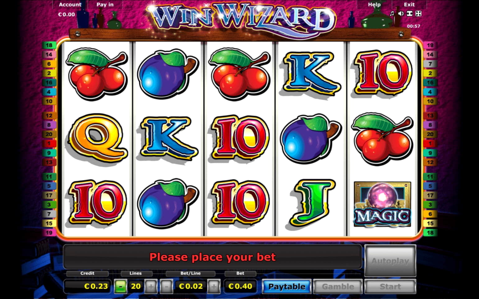 Eur 33 Free Casino Tournament at Gamebookers Casino