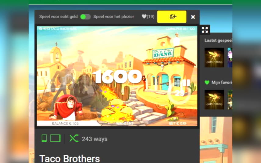 EURO 350 NO DEPOSIT at Kaboo Casino