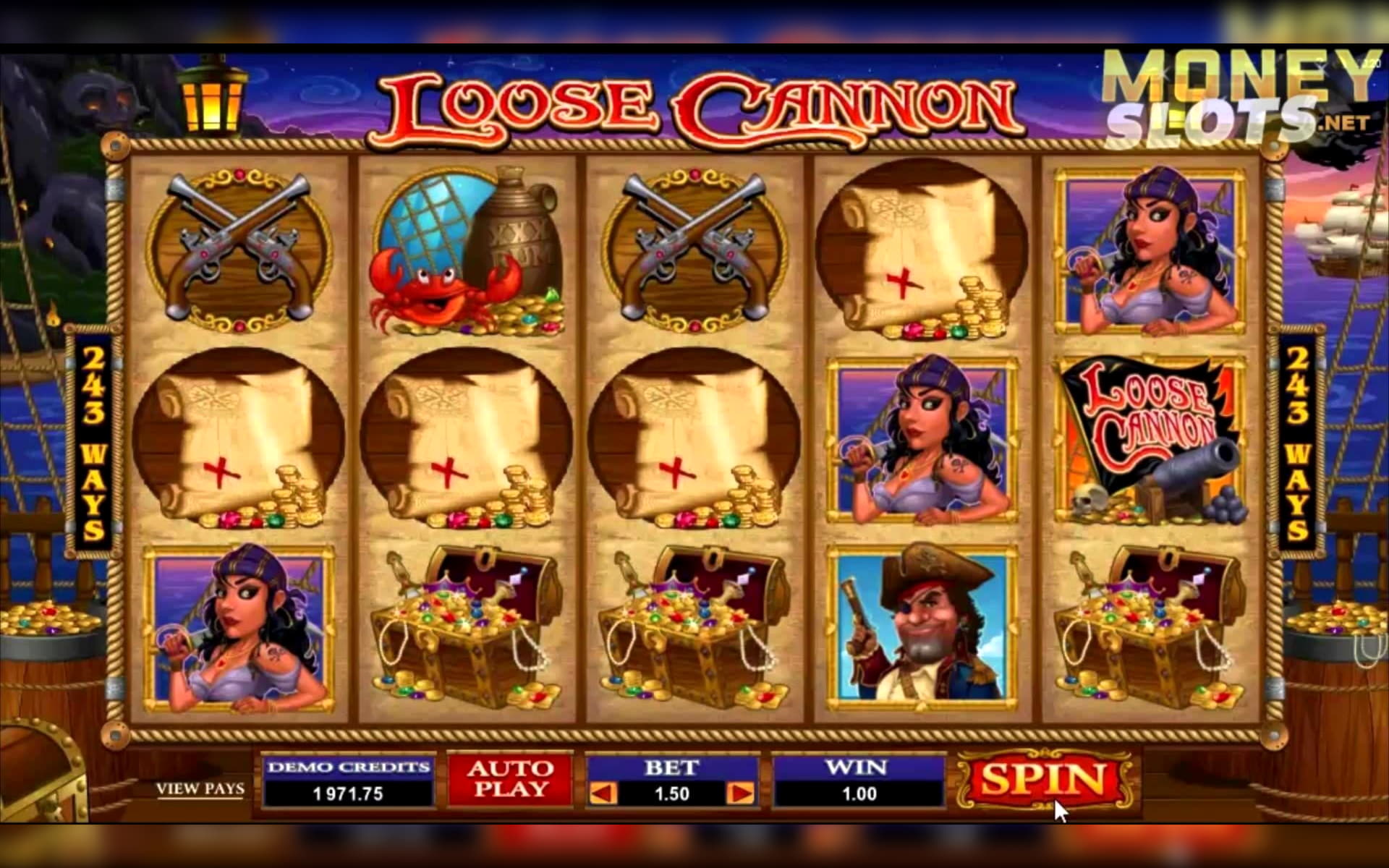 285 free casino spins at Casino com