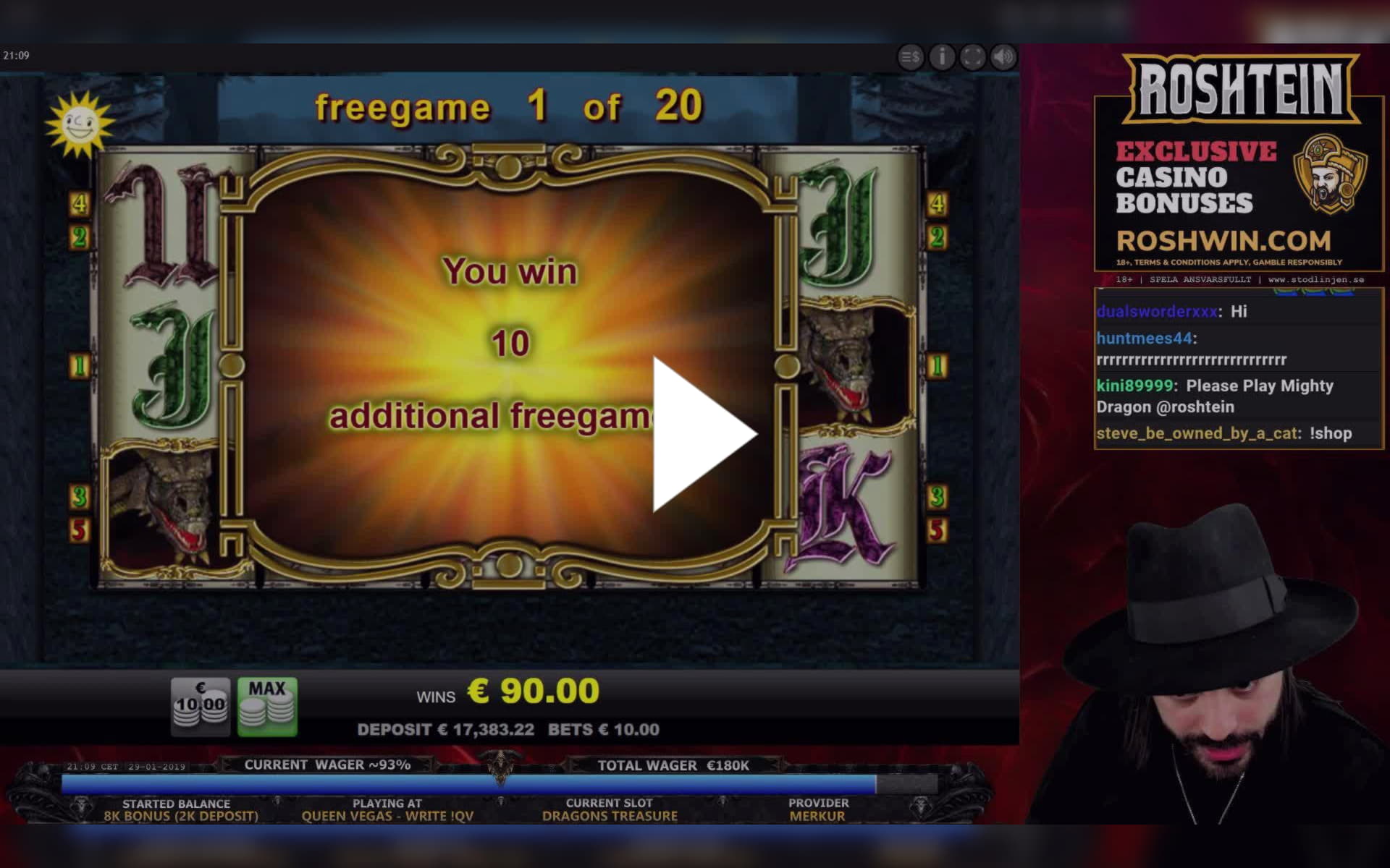 Eur 150 Mobile freeroll slot tournament at Gamebookers Casino