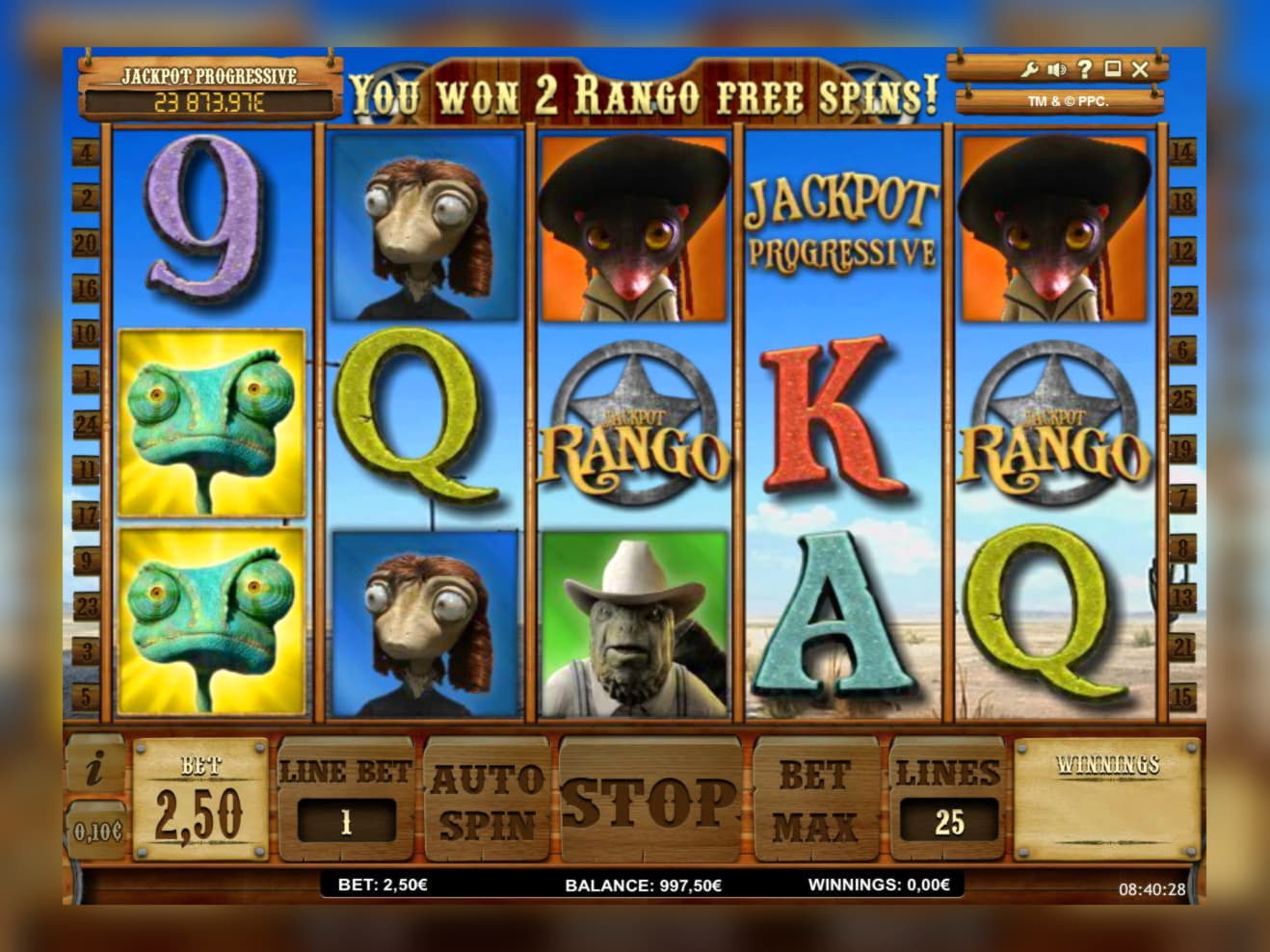 105 Free Spins at 777 Casino
