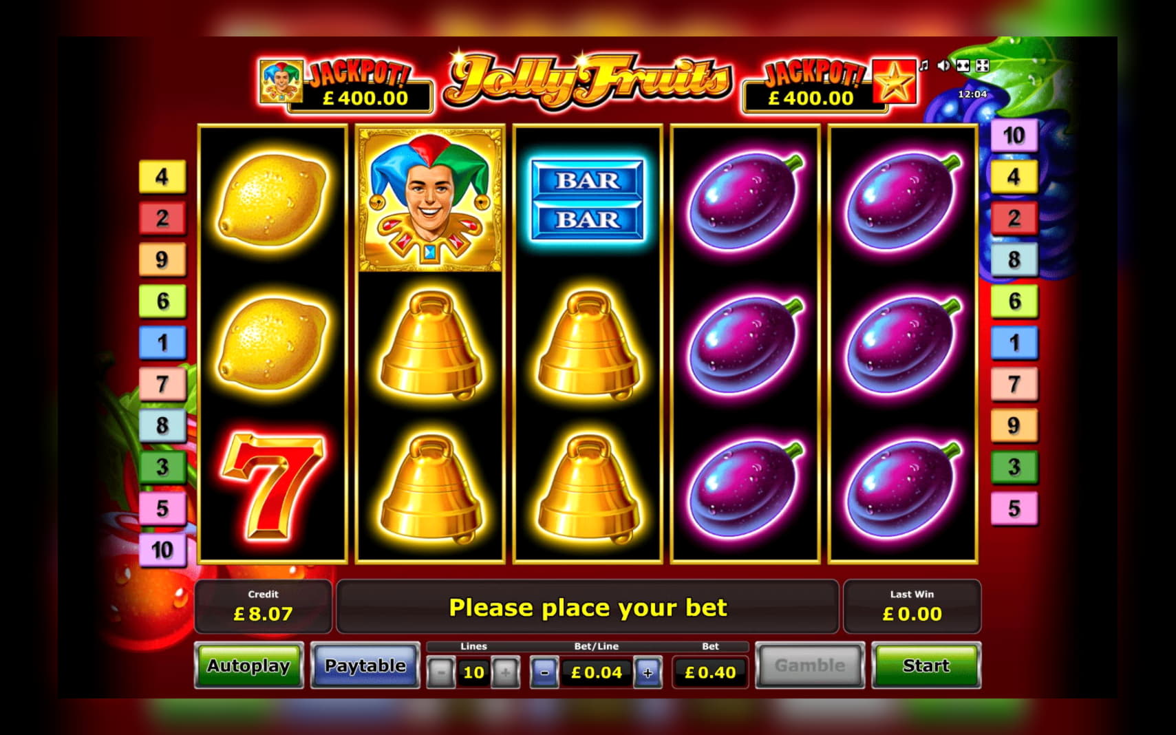 240 Free spins no deposit at 777 Casino