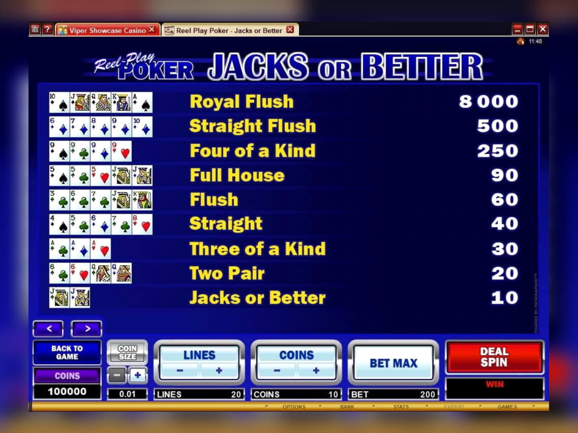 $125 FREE Chip Casino at Vera and Jhon Casino