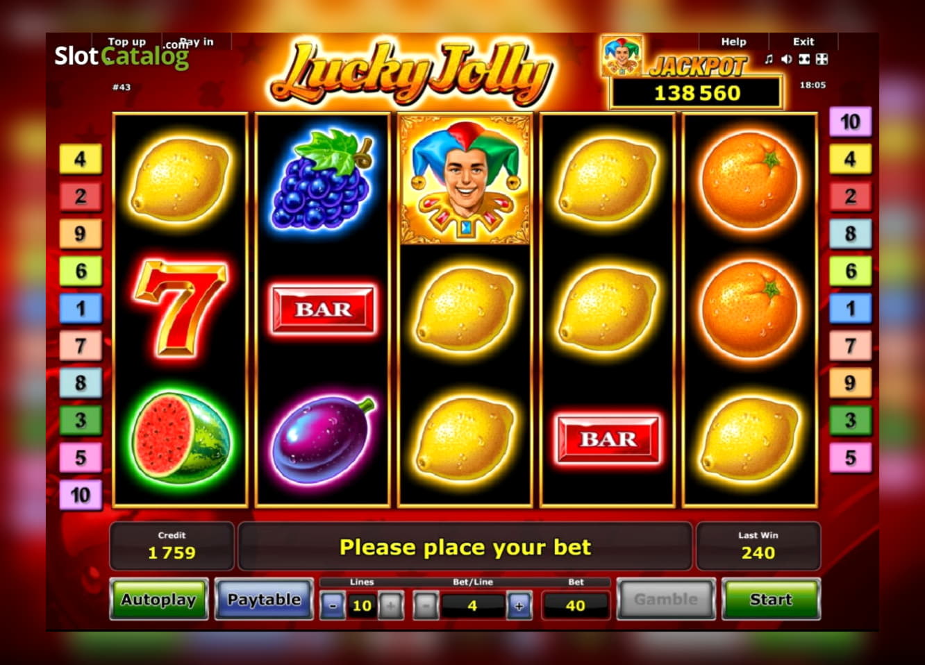EUR 270 Free Chip at Vegas Paradise Casino