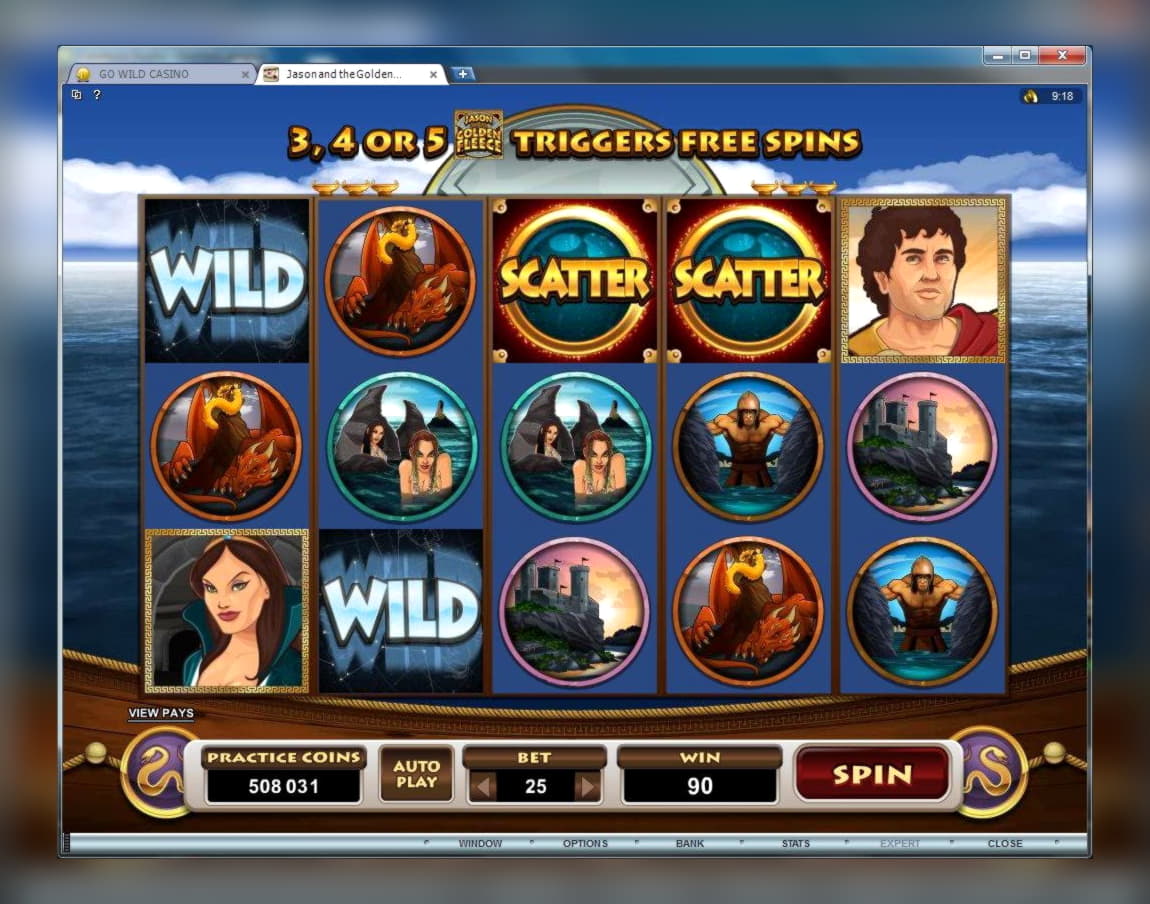 35% Match at a Casino at Video Slots Casino