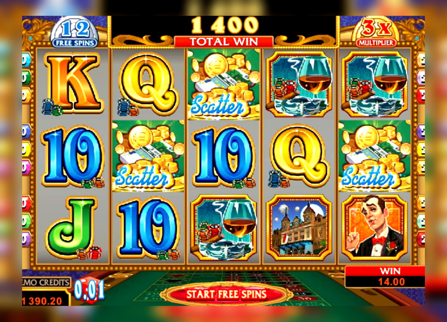Eur 285 Daily freeroll slot tournament at 777 Casino