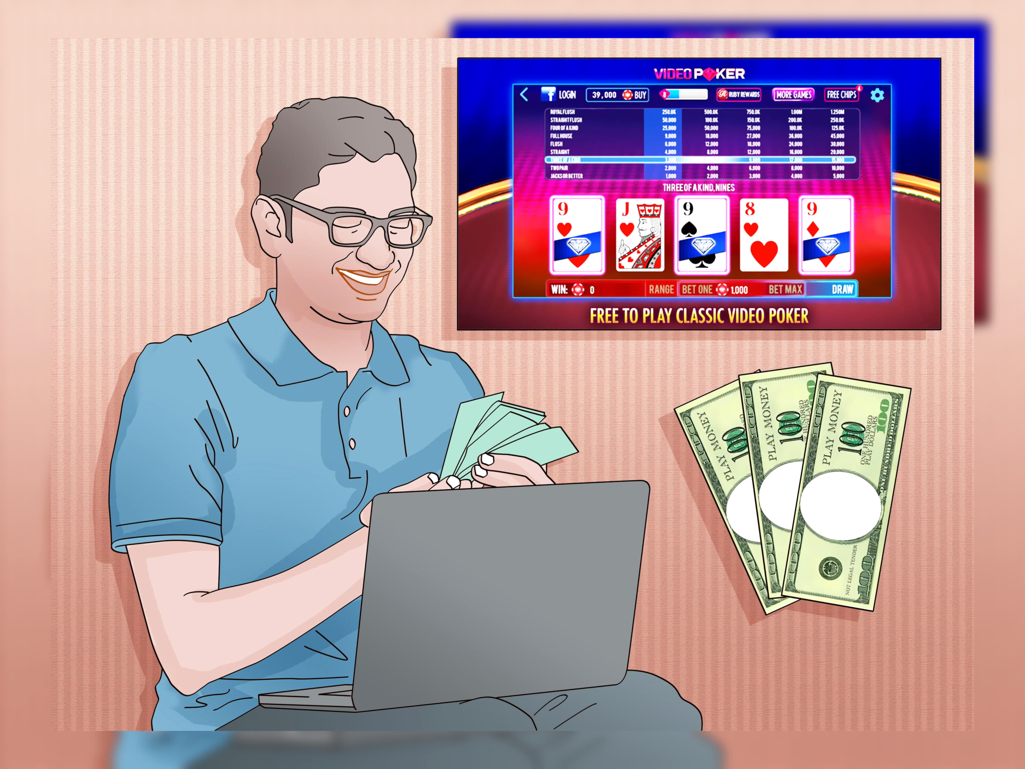 €550 Free Cash at Vegas Hero Casino