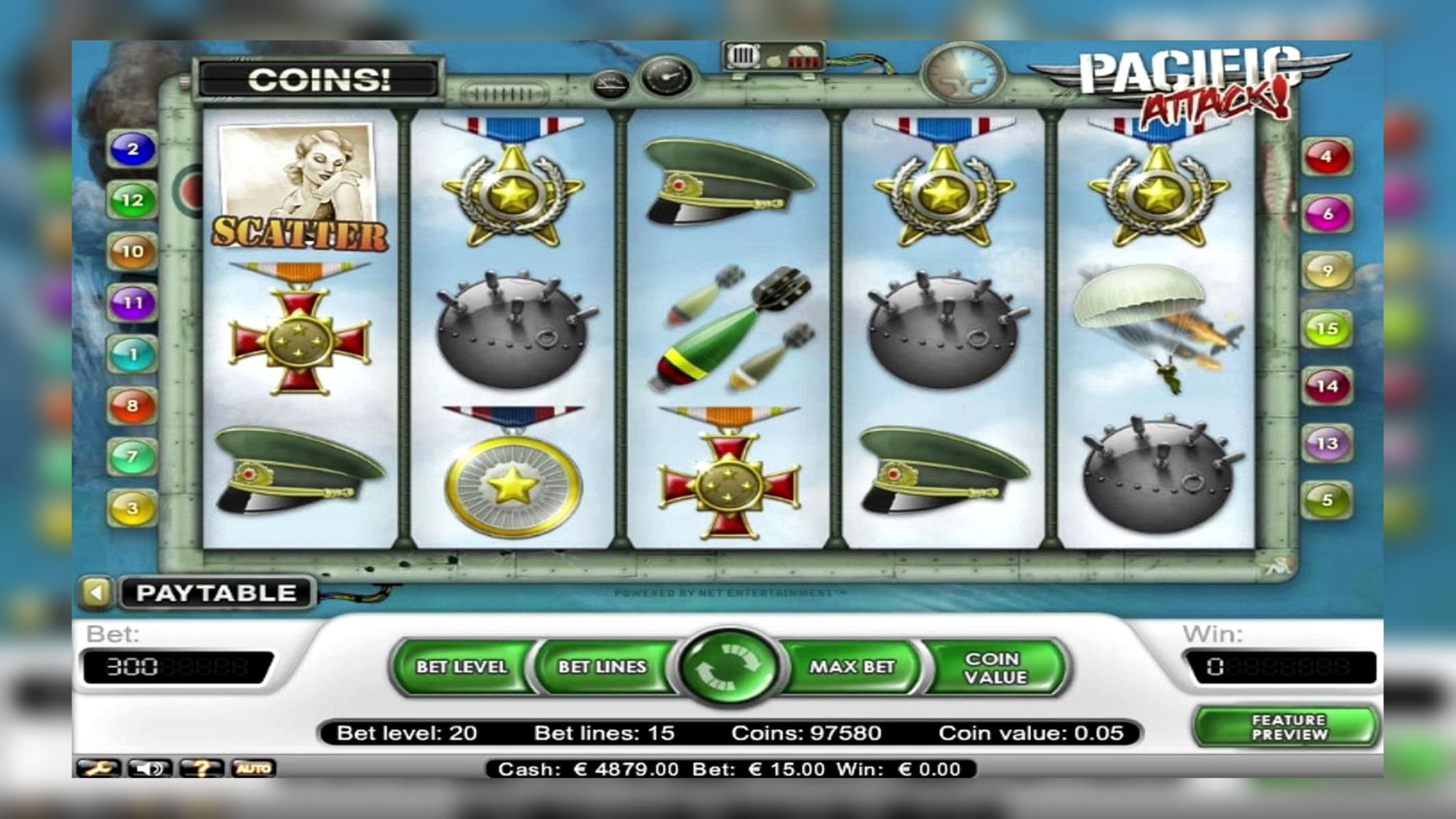 EUR 500 free chip at Guts Casino