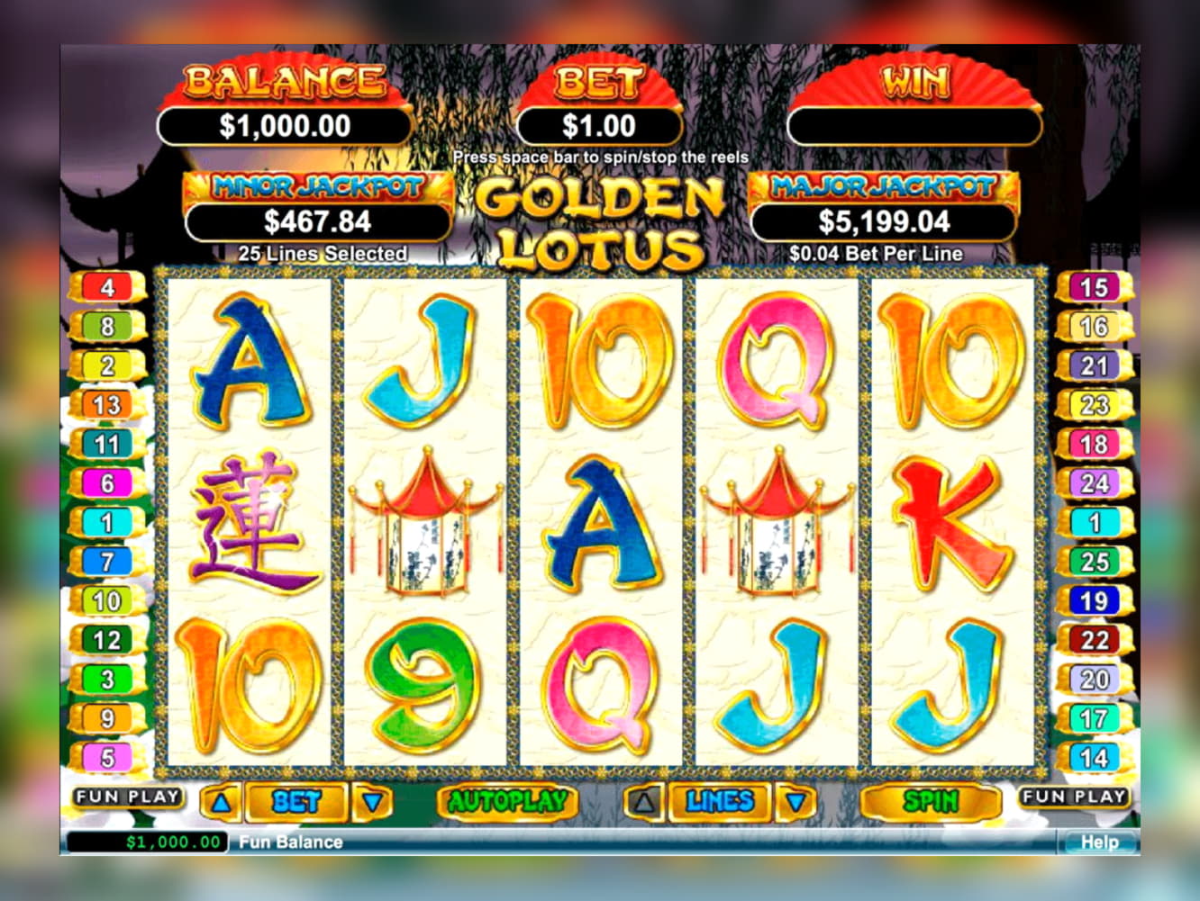 625% Deposit Match Bonus at Vegas Paradise Casino