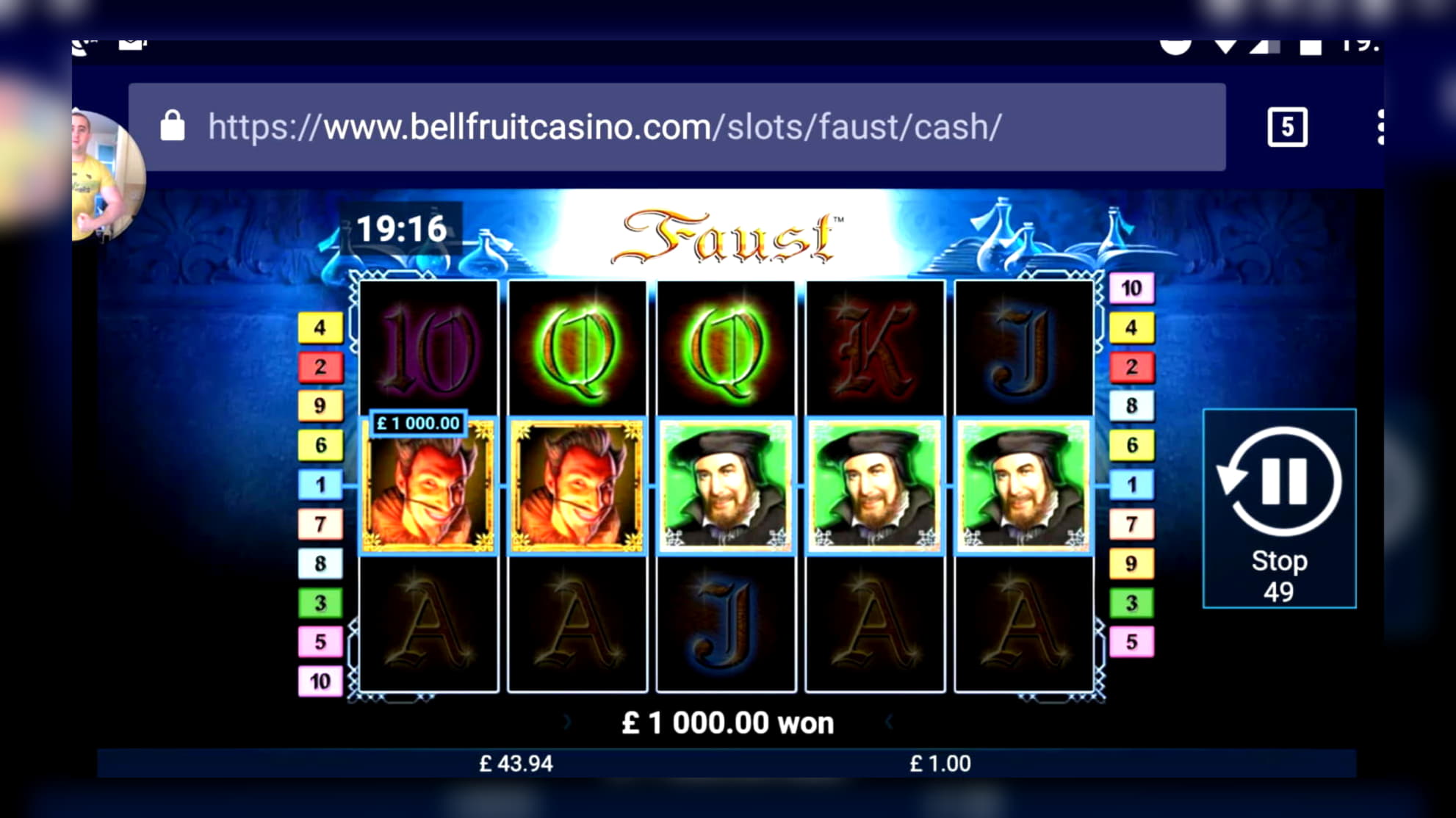 Eur 530 free chip at Spinrider Casino