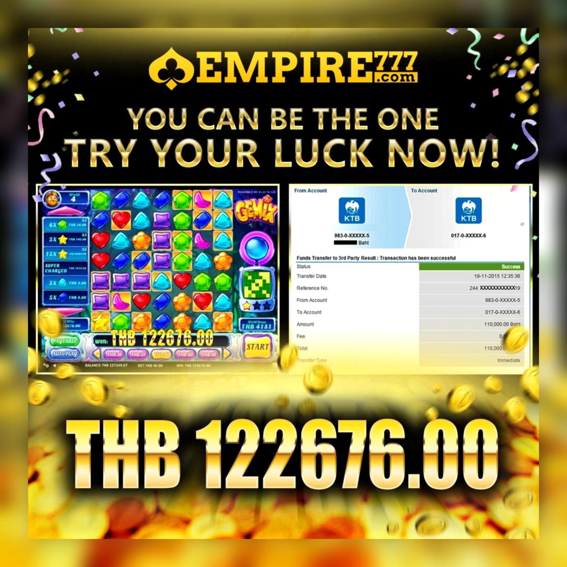 44 Free spins casino at Sloty Casino