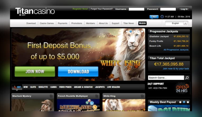 95% Deposit Match Bonus at Betway Casino