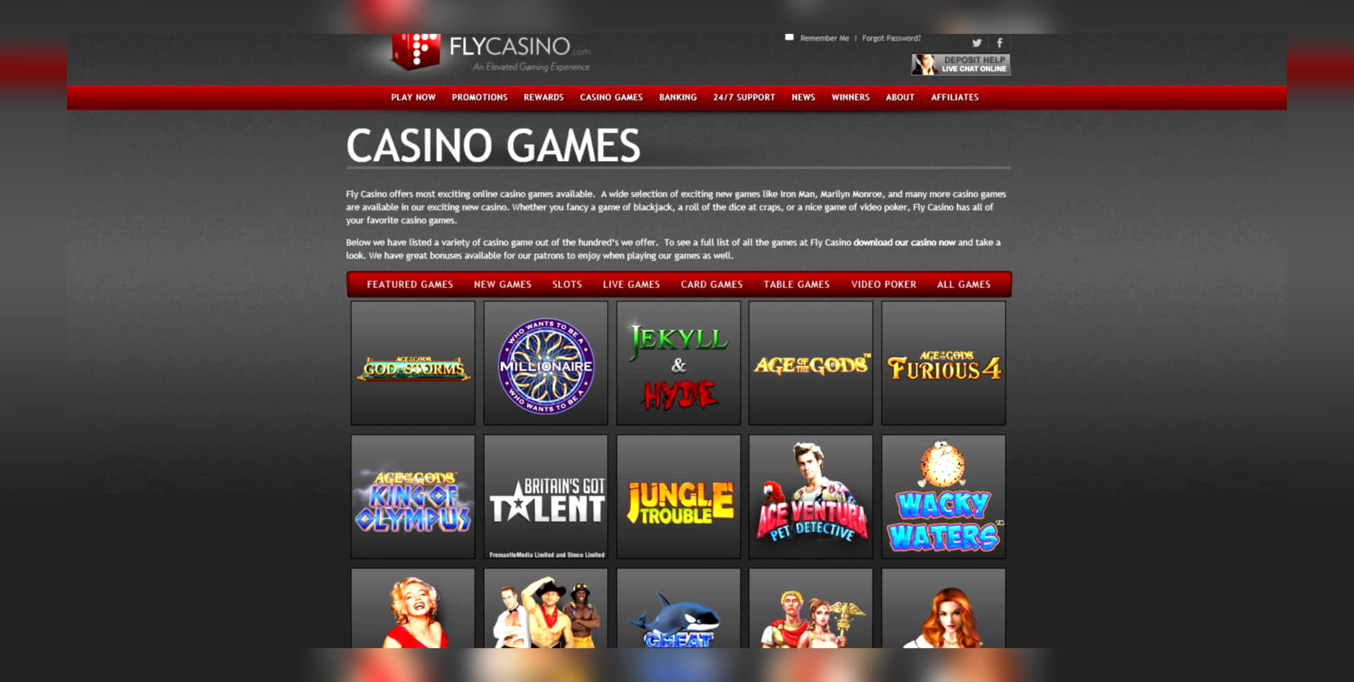 EURO 655 FREE CHIP CASINO at Betway Casino
