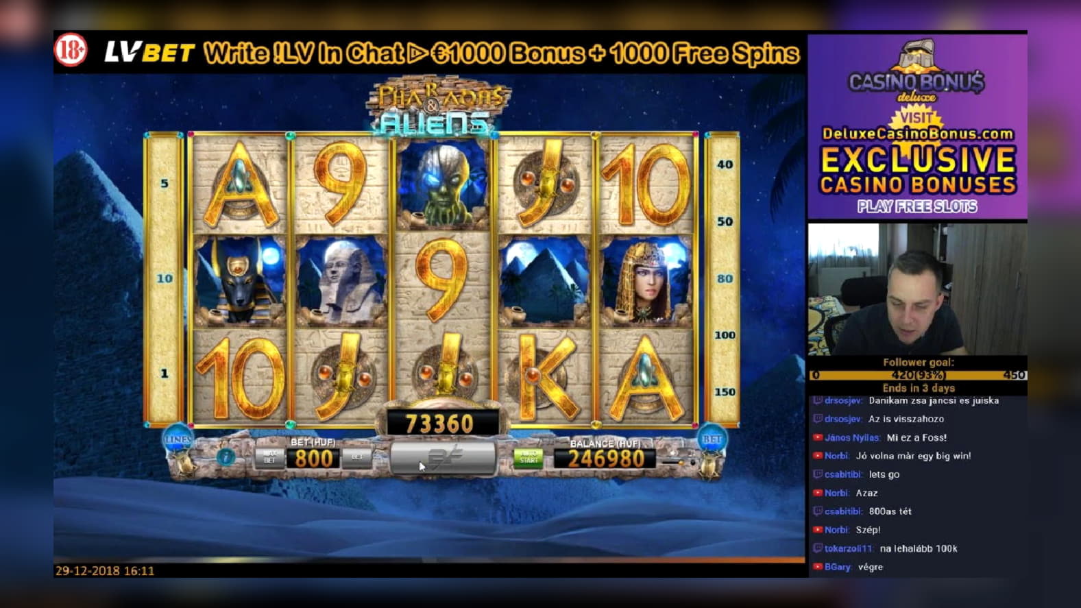 115 FREE Spins at Vegas Paradise Casino