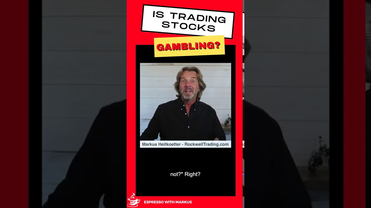 Is Trading Stocks Gambling? #Shorts
