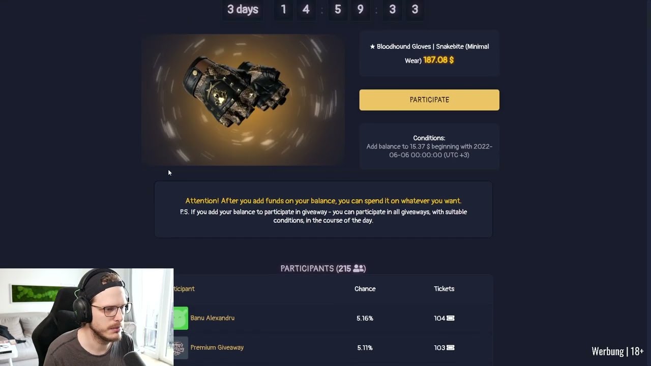 ES HÄTTE KLAPPEN KÖNNEN! ? CSGO Gambling [18+]