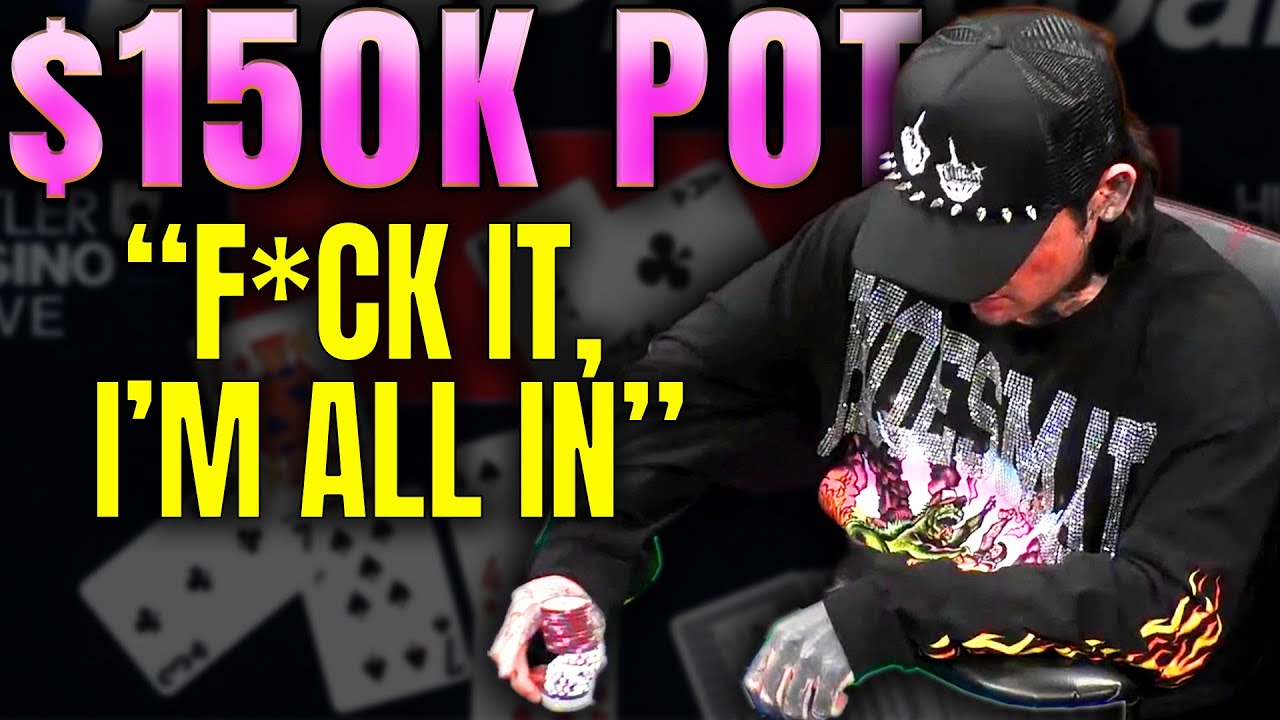 High Stakes GAMBLER Jams River vs Pocket Aces in 0,000 Pot @Hustler Norwegian Casino Online Live