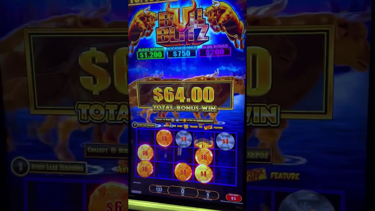 ??? BULL BLITZ BONUS ????#shorts #lasvegas #gambling #vegas