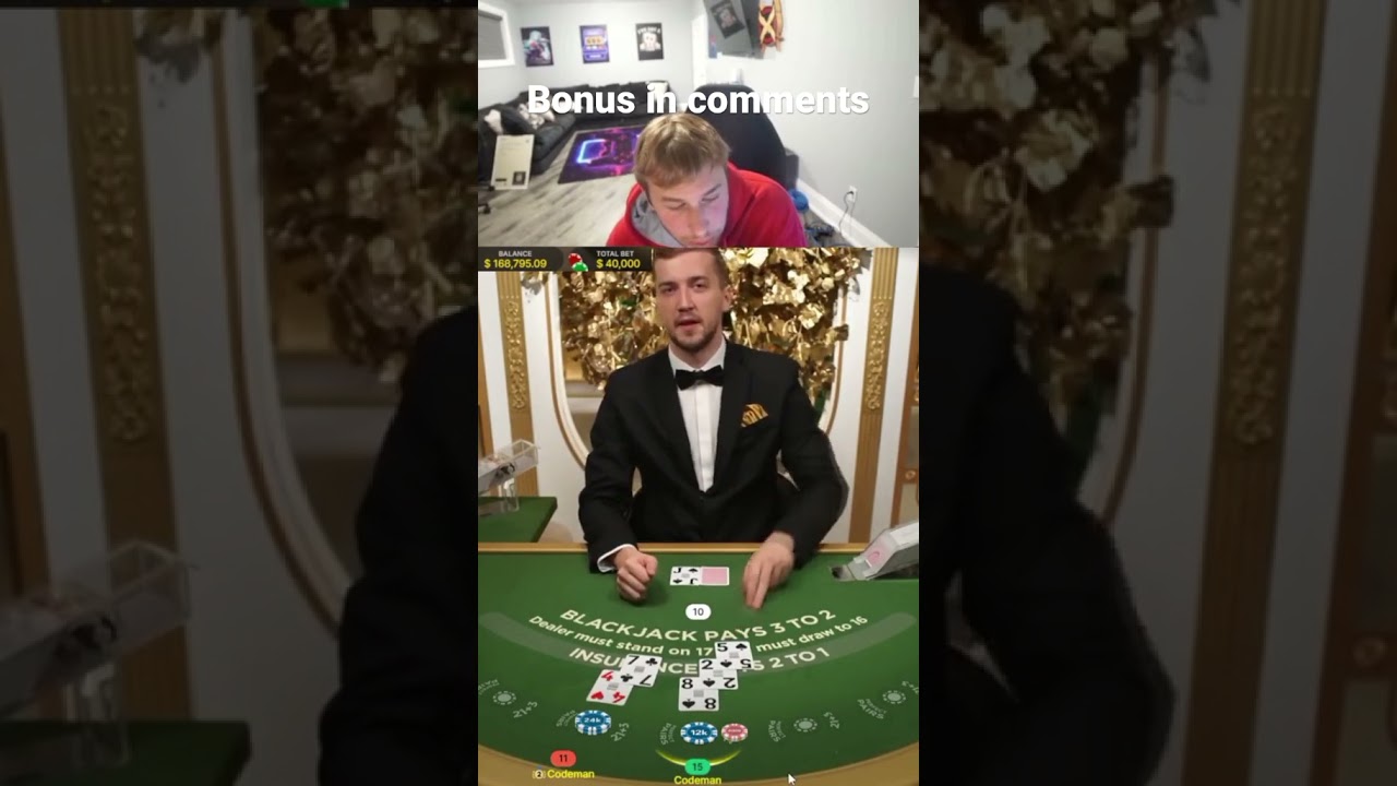 Blackjack big win or fail #gambling #maxwin #stake