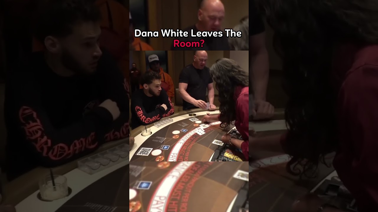 Dana White Is FRUSTRATED Playing Blackjack! #danawhite #blackjack #gambling #bigwin #maxwin #Norwegian Casino Online