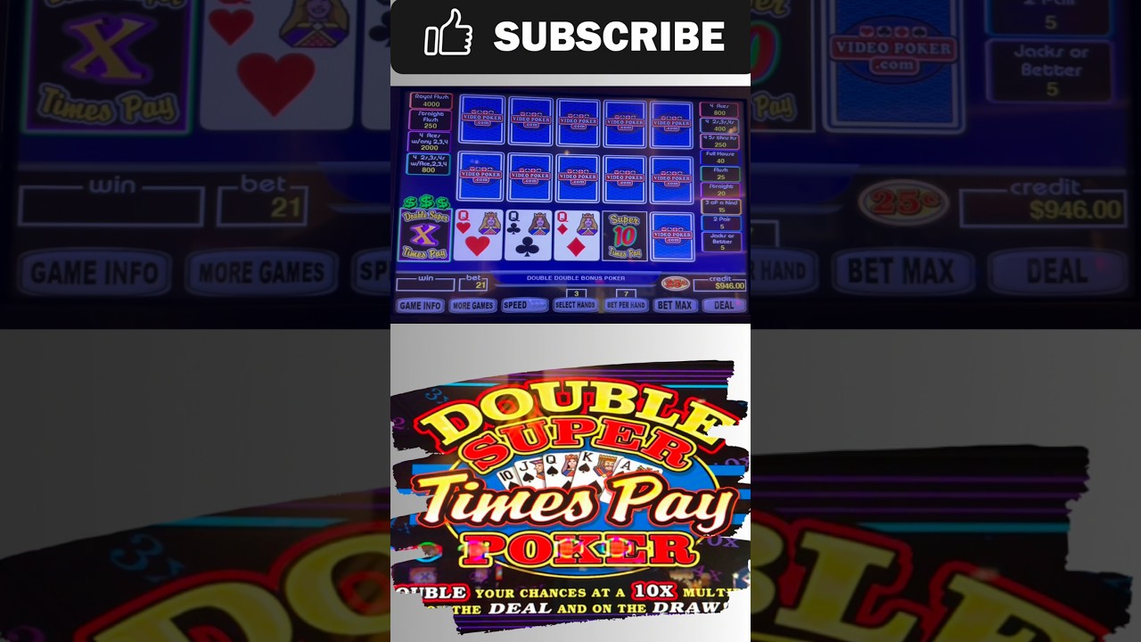 Deal It 10❌ ? Come on Queen ? @palacasinosparesort  #shorts,#videopoker,#Norwegian Casino Online,#gambling,#poker