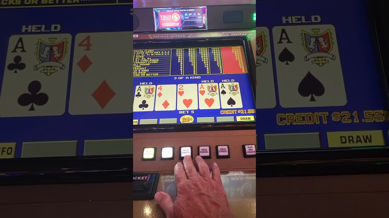 Dealt THREE ACES and the KICKER at the Stratosphere in Las Vegas - Looking for That 4th Ace! #shorts
