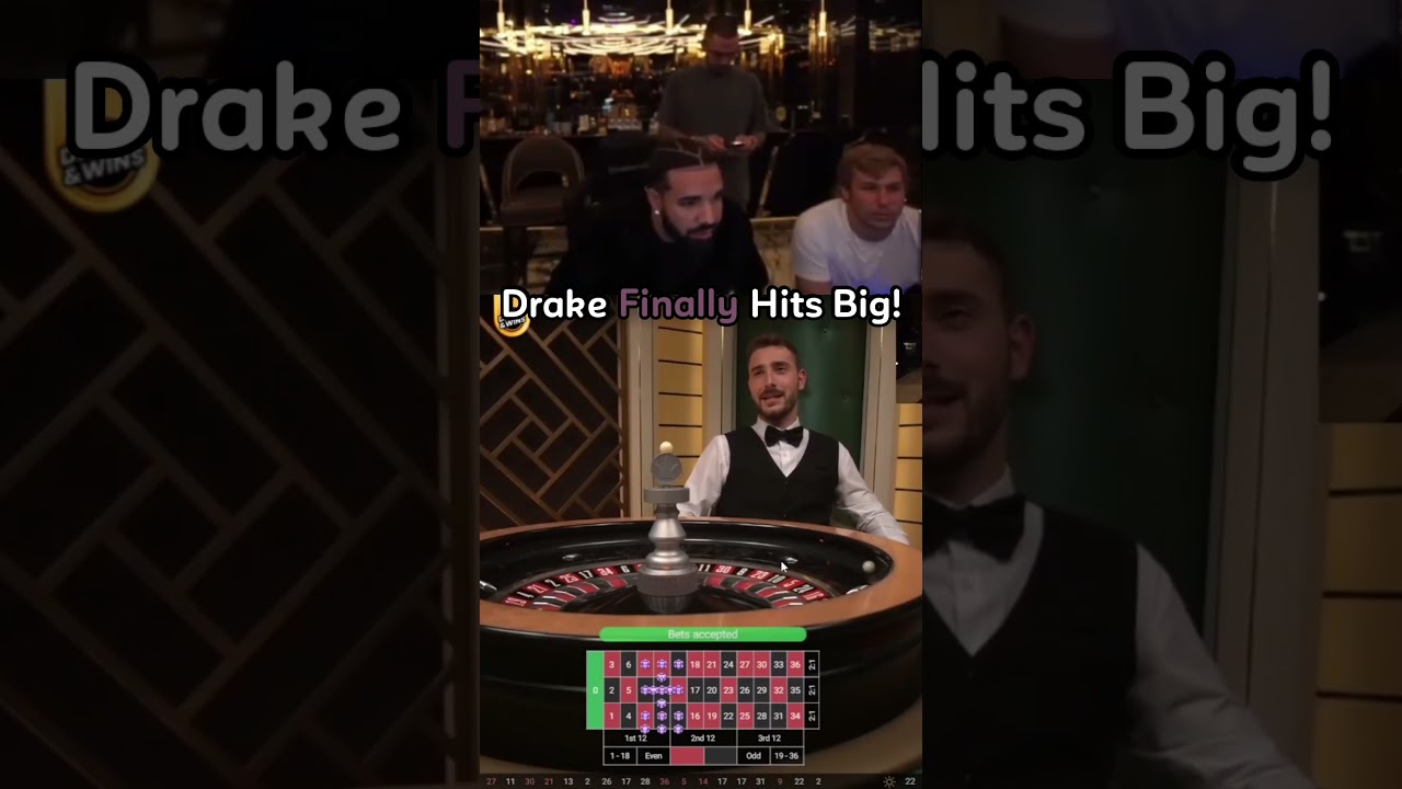 Drake Did Not Expect To Hit This On Roulette... #drake #roulette #gambling #Norwegian Casino #bigwin #maxwin