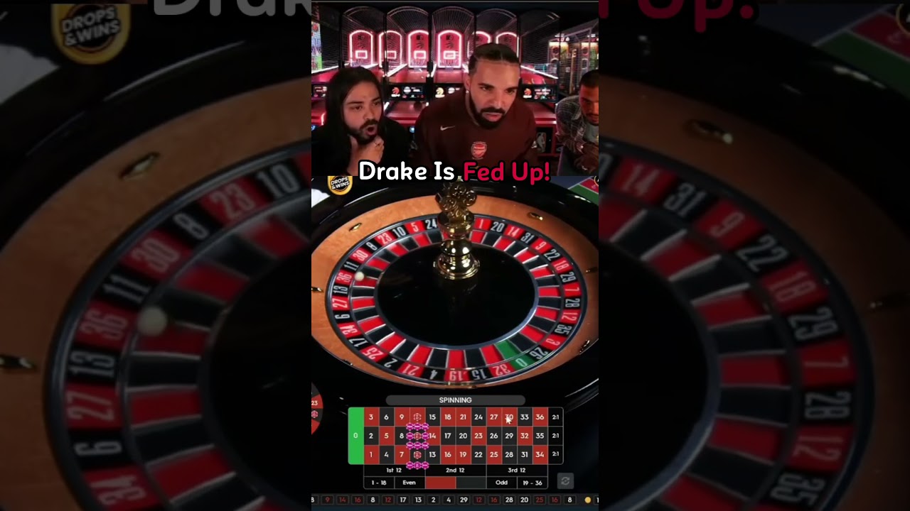 Drake Is DONE With Playing Roulette! #drake #roulette #gambling #Norwegian Casino Online